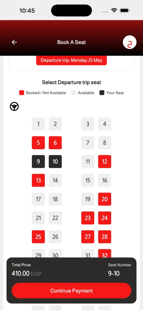 Express Bus — mobile screen 3