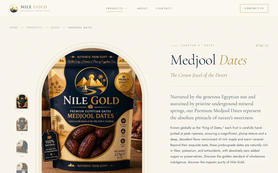 Nile Gold — desktop screen 8